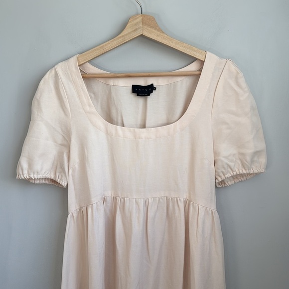 Hatch Tisha Midi Ivory Dress Maternity size 2 medium - Picture 3 of 6